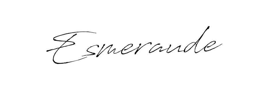 Once you've used our free online signature maker to create your best signature Antro_Vectra style, it's time to enjoy all of the benefits that Esmeraude name signing documents. Esmeraude signature style 6 images and pictures png