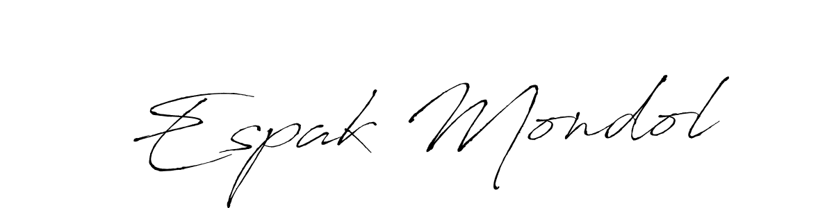You should practise on your own different ways (Antro_Vectra) to write your name (Espak Mondol) in signature. don't let someone else do it for you. Espak Mondol signature style 6 images and pictures png