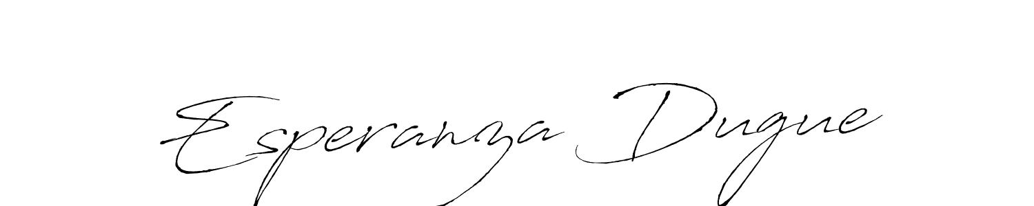 How to make Esperanza Dugue signature? Antro_Vectra is a professional autograph style. Create handwritten signature for Esperanza Dugue name. Esperanza Dugue signature style 6 images and pictures png