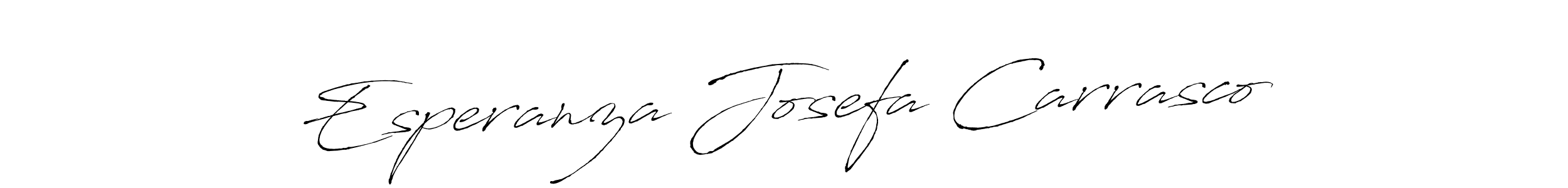 Use a signature maker to create a handwritten signature online. With this signature software, you can design (Antro_Vectra) your own signature for name Esperanza Josefa Carrasco. Esperanza Josefa Carrasco signature style 6 images and pictures png