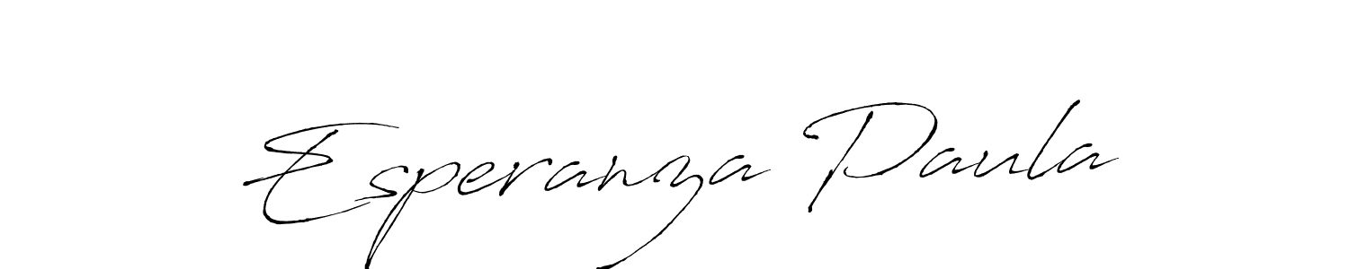 It looks lik you need a new signature style for name Esperanza Paula. Design unique handwritten (Antro_Vectra) signature with our free signature maker in just a few clicks. Esperanza Paula signature style 6 images and pictures png