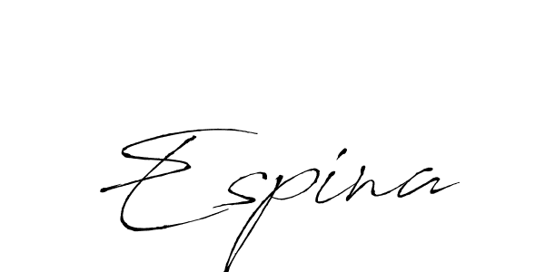 How to make Espina name signature. Use Antro_Vectra style for creating short signs online. This is the latest handwritten sign. Espina signature style 6 images and pictures png