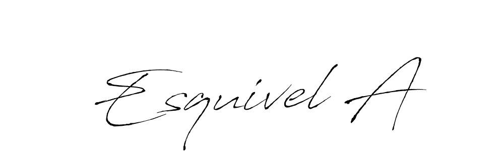 How to Draw Esquivel A signature style? Antro_Vectra is a latest design signature styles for name Esquivel A. Esquivel A signature style 6 images and pictures png