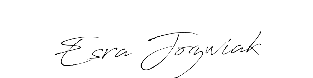 Antro_Vectra is a professional signature style that is perfect for those who want to add a touch of class to their signature. It is also a great choice for those who want to make their signature more unique. Get Esra Jozwiak name to fancy signature for free. Esra Jozwiak signature style 6 images and pictures png