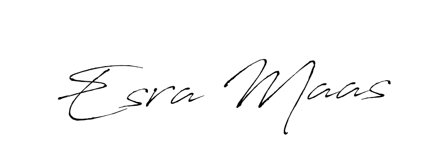 Design your own signature with our free online signature maker. With this signature software, you can create a handwritten (Antro_Vectra) signature for name Esra Maas. Esra Maas signature style 6 images and pictures png