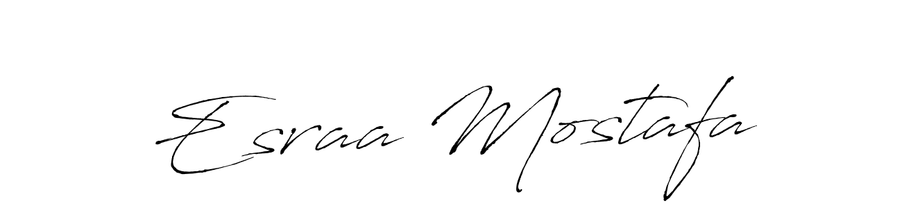 How to Draw Esraa Mostafa signature style? Antro_Vectra is a latest design signature styles for name Esraa Mostafa. Esraa Mostafa signature style 6 images and pictures png