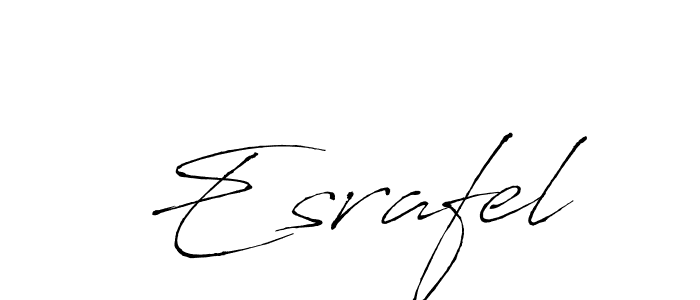 Esrafel stylish signature style. Best Handwritten Sign (Antro_Vectra) for my name. Handwritten Signature Collection Ideas for my name Esrafel. Esrafel signature style 6 images and pictures png