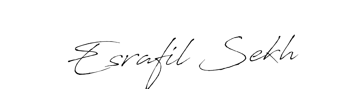 How to Draw Esrafil Sekh signature style? Antro_Vectra is a latest design signature styles for name Esrafil Sekh. Esrafil Sekh signature style 6 images and pictures png