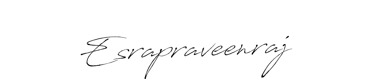 It looks lik you need a new signature style for name Esrapraveenraj. Design unique handwritten (Antro_Vectra) signature with our free signature maker in just a few clicks. Esrapraveenraj signature style 6 images and pictures png