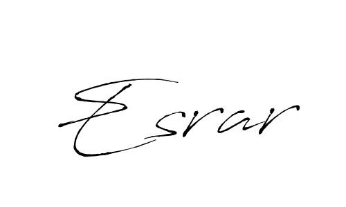 Design your own signature with our free online signature maker. With this signature software, you can create a handwritten (Antro_Vectra) signature for name Esrar. Esrar signature style 6 images and pictures png