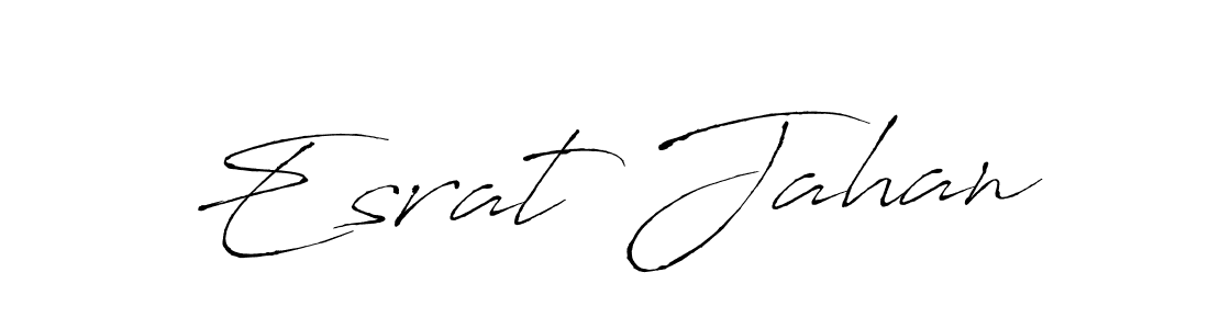 Esrat Jahan stylish signature style. Best Handwritten Sign (Antro_Vectra) for my name. Handwritten Signature Collection Ideas for my name Esrat Jahan. Esrat Jahan signature style 6 images and pictures png