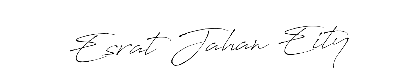 Esrat Jahan Eity stylish signature style. Best Handwritten Sign (Antro_Vectra) for my name. Handwritten Signature Collection Ideas for my name Esrat Jahan Eity. Esrat Jahan Eity signature style 6 images and pictures png