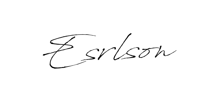 Also You can easily find your signature by using the search form. We will create Esrlson name handwritten signature images for you free of cost using Antro_Vectra sign style. Esrlson signature style 6 images and pictures png