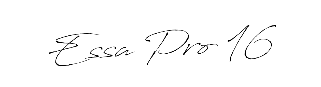 The best way (Antro_Vectra) to make a short signature is to pick only two or three words in your name. The name Essa Pro 16 include a total of six letters. For converting this name. Essa Pro 16 signature style 6 images and pictures png