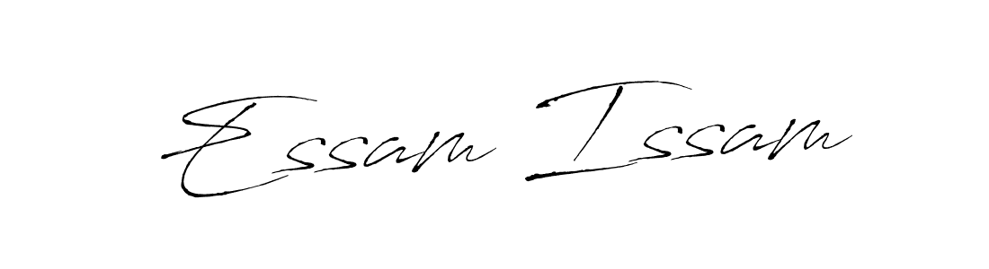 Also we have Essam Issam name is the best signature style. Create professional handwritten signature collection using Antro_Vectra autograph style. Essam Issam signature style 6 images and pictures png