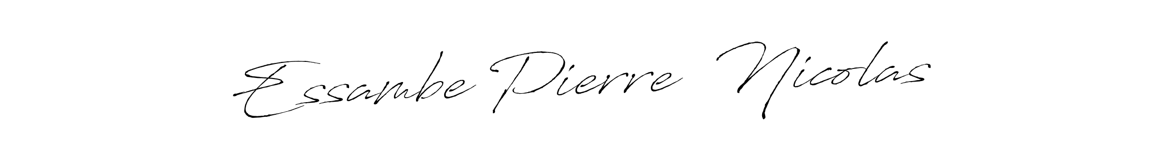 It looks lik you need a new signature style for name Essambe Pierre  Nicolas. Design unique handwritten (Antro_Vectra) signature with our free signature maker in just a few clicks. Essambe Pierre  Nicolas signature style 6 images and pictures png