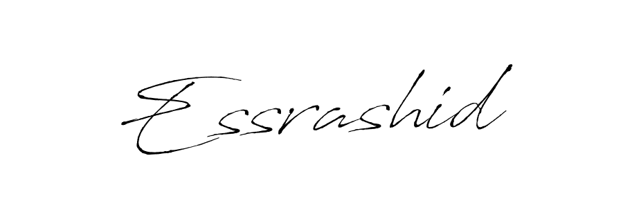 Use a signature maker to create a handwritten signature online. With this signature software, you can design (Antro_Vectra) your own signature for name Essrashid. Essrashid signature style 6 images and pictures png