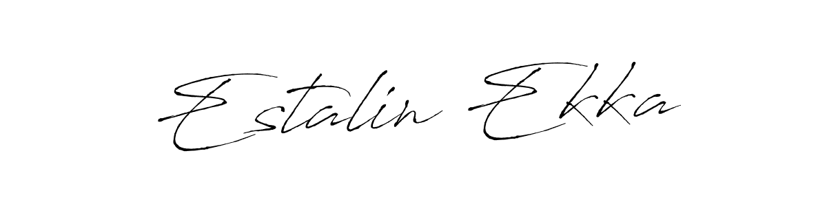 How to make Estalin Ekka signature? Antro_Vectra is a professional autograph style. Create handwritten signature for Estalin Ekka name. Estalin Ekka signature style 6 images and pictures png