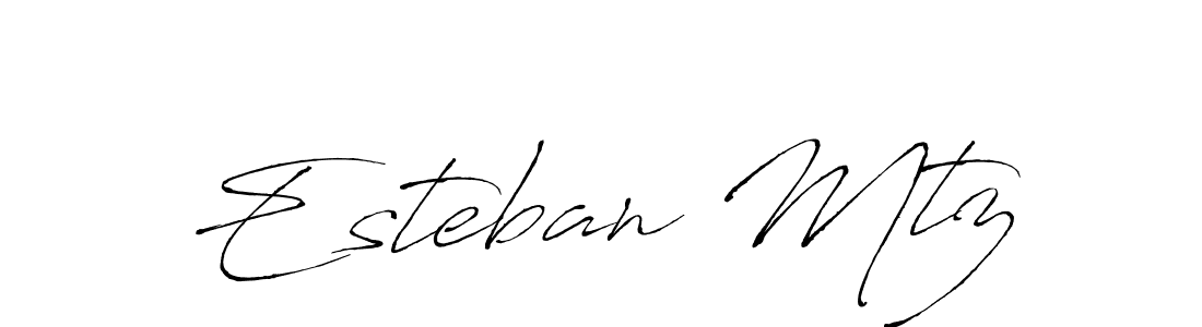 if you are searching for the best signature style for your name Esteban Mtz. so please give up your signature search. here we have designed multiple signature styles  using Antro_Vectra. Esteban Mtz signature style 6 images and pictures png