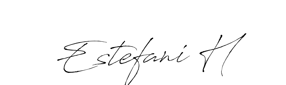 Best and Professional Signature Style for Estefani H. Antro_Vectra Best Signature Style Collection. Estefani H signature style 6 images and pictures png