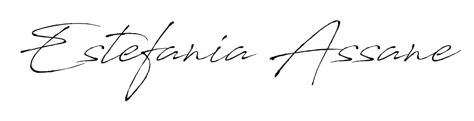 Make your name Estefania Assane memorable on every contract using Antro_Vectra autograph style. Instant transparent background export available. Estefania Assane signature style 6 images and pictures png