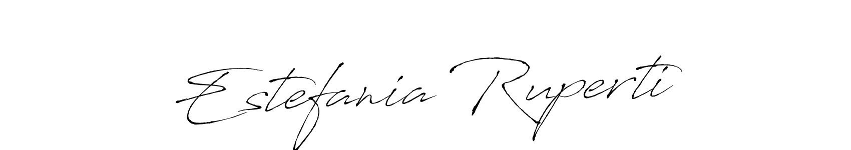 Antro_Vectra is a professional signature style that is perfect for those who want to add a touch of class to their signature. It is also a great choice for those who want to make their signature more unique. Get Estefania Ruperti name to fancy signature for free. Estefania Ruperti signature style 6 images and pictures png