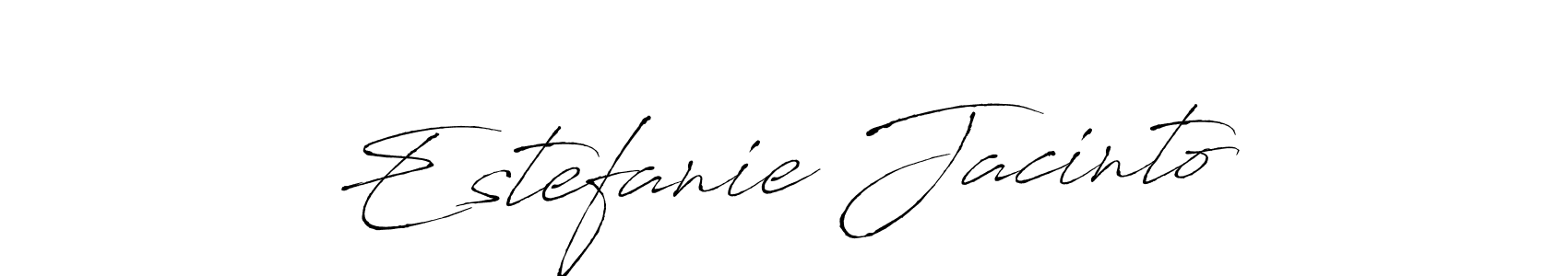 Make a short Estefanie Jacinto signature style. Manage your documents anywhere anytime using Antro_Vectra. Create and add eSignatures, submit forms, share and send files easily. Estefanie Jacinto signature style 6 images and pictures png