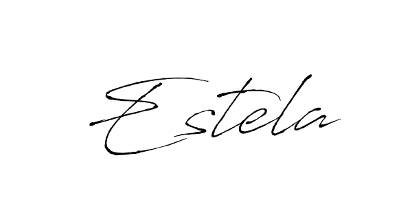 Also we have Estela name is the best signature style. Create professional handwritten signature collection using Antro_Vectra autograph style. Estela signature style 6 images and pictures png