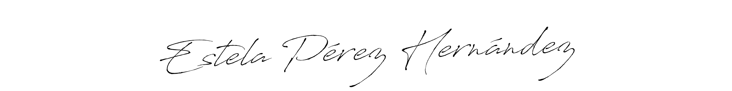 Antro_Vectra is a professional signature style that is perfect for those who want to add a touch of class to their signature. It is also a great choice for those who want to make their signature more unique. Get Estela Pérez Hernández name to fancy signature for free. Estela Pérez Hernández signature style 6 images and pictures png