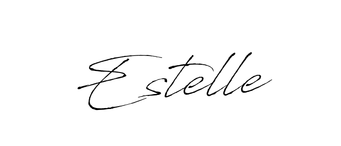 How to make Estelle signature? Antro_Vectra is a professional autograph style. Create handwritten signature for Estelle name. Estelle signature style 6 images and pictures png