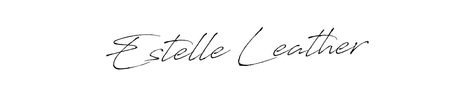 It looks lik you need a new signature style for name Estelle Leather. Design unique handwritten (Antro_Vectra) signature with our free signature maker in just a few clicks. Estelle Leather signature style 6 images and pictures png