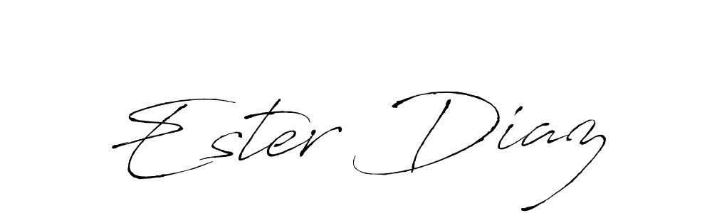 Use a signature maker to create a handwritten signature online. With this signature software, you can design (Antro_Vectra) your own signature for name Ester Diaz. Ester Diaz signature style 6 images and pictures png