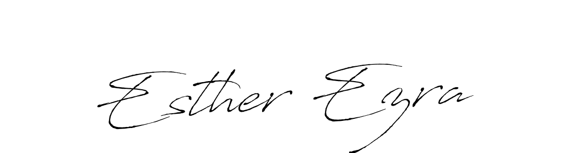 How to make Esther Ezra name signature. Use Antro_Vectra style for creating short signs online. This is the latest handwritten sign. Esther Ezra signature style 6 images and pictures png