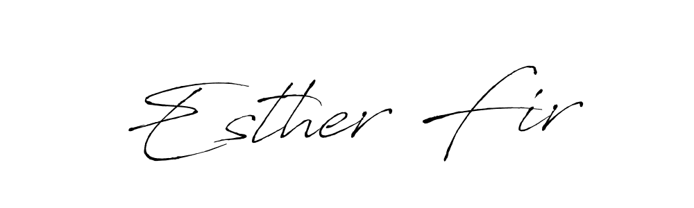 Make a beautiful signature design for name Esther Fir. Use this online signature maker to create a handwritten signature for free. Esther Fir signature style 6 images and pictures png