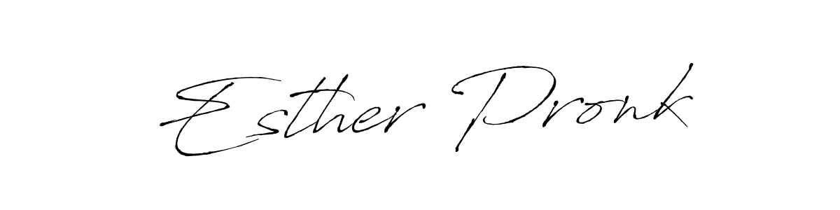Also You can easily find your signature by using the search form. We will create Esther Pronk name handwritten signature images for you free of cost using Antro_Vectra sign style. Esther Pronk signature style 6 images and pictures png