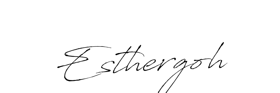 Also we have Esthergoh name is the best signature style. Create professional handwritten signature collection using Antro_Vectra autograph style. Esthergoh signature style 6 images and pictures png