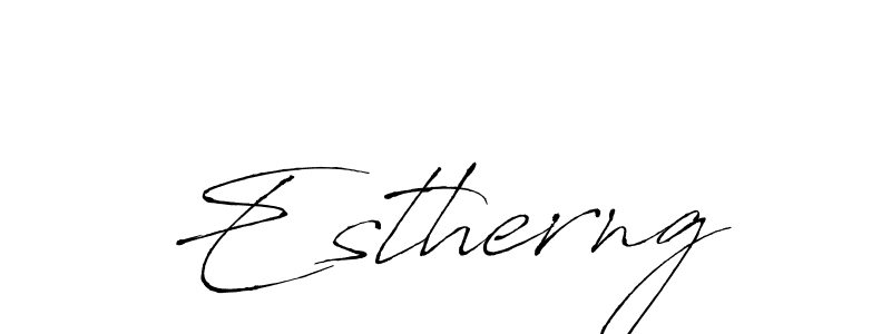 You should practise on your own different ways (Antro_Vectra) to write your name (Estherng) in signature. don't let someone else do it for you. Estherng signature style 6 images and pictures png