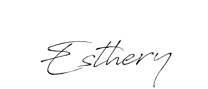 It looks lik you need a new signature style for name Esthery. Design unique handwritten (Antro_Vectra) signature with our free signature maker in just a few clicks. Esthery signature style 6 images and pictures png