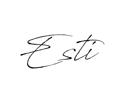 Make a beautiful signature design for name Esti. Use this online signature maker to create a handwritten signature for free. Esti signature style 6 images and pictures png