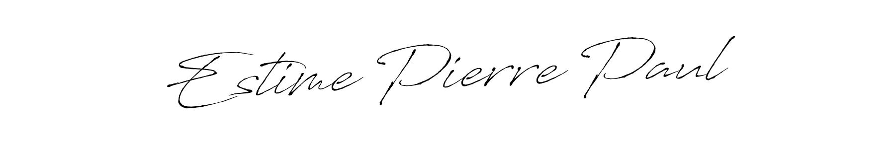 Make a beautiful signature design for name Estime Pierre Paul. Use this online signature maker to create a handwritten signature for free. Estime Pierre Paul signature style 6 images and pictures png