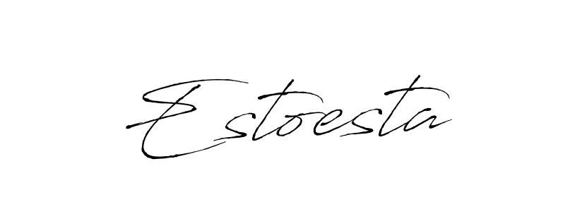 Once you've used our free online signature maker to create your best signature Antro_Vectra style, it's time to enjoy all of the benefits that Estoesta name signing documents. Estoesta signature style 6 images and pictures png