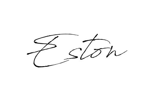 Once you've used our free online signature maker to create your best signature Antro_Vectra style, it's time to enjoy all of the benefits that Eston name signing documents. Eston signature style 6 images and pictures png