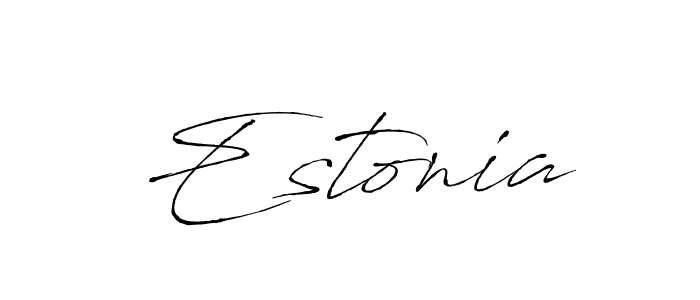 if you are searching for the best signature style for your name Estonia. so please give up your signature search. here we have designed multiple signature styles  using Antro_Vectra. Estonia signature style 6 images and pictures png