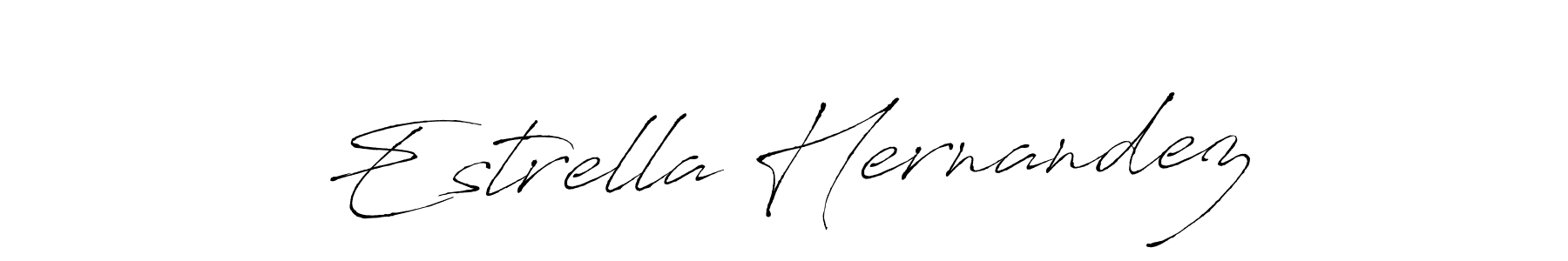 How to make Estrella Hernandez name signature. Use Antro_Vectra style for creating short signs online. This is the latest handwritten sign. Estrella Hernandez signature style 6 images and pictures png