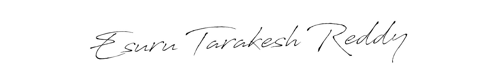 See photos of Esuru Tarakesh Reddy official signature by Spectra . Check more albums & portfolios. Read reviews & check more about Antro_Vectra font. Esuru Tarakesh Reddy signature style 6 images and pictures png