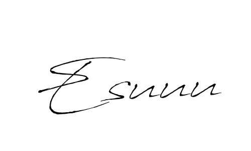 How to Draw Esuuu signature style? Antro_Vectra is a latest design signature styles for name Esuuu. Esuuu signature style 6 images and pictures png