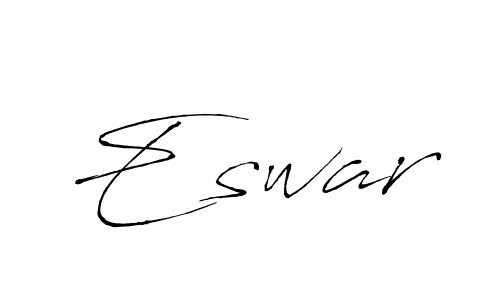 Eswar stylish signature style. Best Handwritten Sign (Antro_Vectra) for my name. Handwritten Signature Collection Ideas for my name Eswar. Eswar signature style 6 images and pictures png