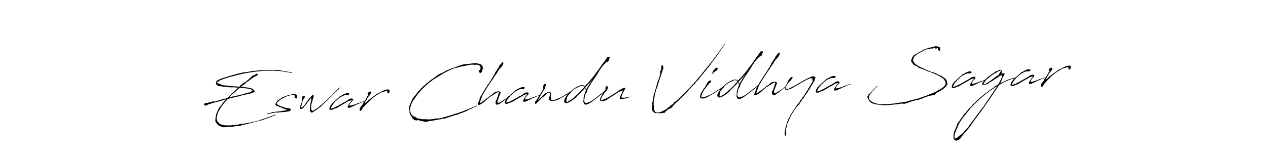 How to Draw Eswar Chandu Vidhya Sagar signature style? Antro_Vectra is a latest design signature styles for name Eswar Chandu Vidhya Sagar. Eswar Chandu Vidhya Sagar signature style 6 images and pictures png