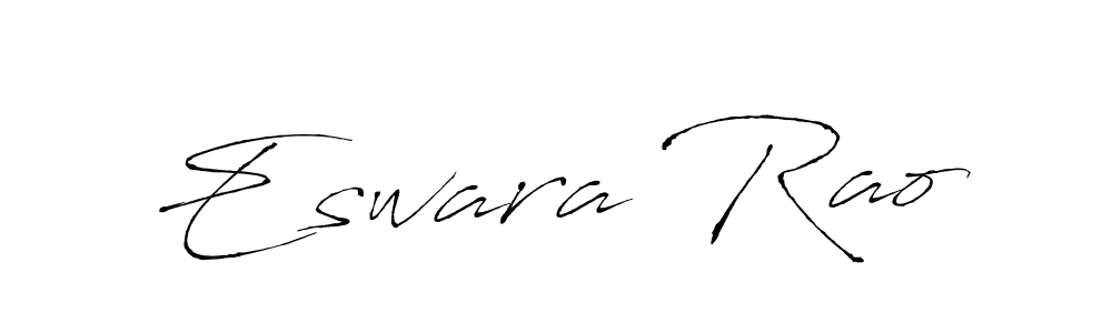 Design your own signature with our free online signature maker. With this signature software, you can create a handwritten (Antro_Vectra) signature for name Eswara Rao. Eswara Rao signature style 6 images and pictures png