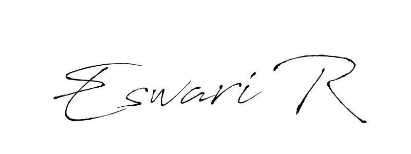 Similarly Antro_Vectra is the best handwritten signature design. Signature creator online .You can use it as an online autograph creator for name Eswari R. Eswari R signature style 6 images and pictures png